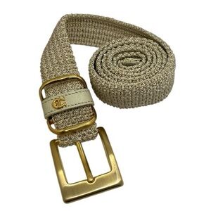 Small Vintage Belt with Gold Brushed Hardware